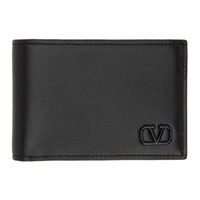 발렌티노 Valentino Garavani Black Mini VLogo Wallet 231807M164011