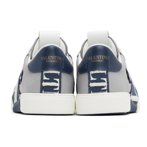  발렌티노 Valentino Garavani Gray & Blue VL7N Sneakers 231807M237039