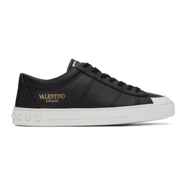 발렌티노 Valentino Garavani Black CityPlanet Sneakers 231807M237067