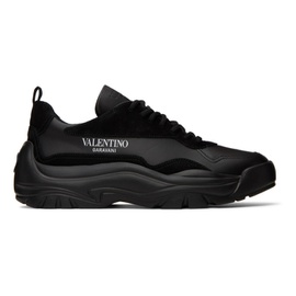 발렌티노 Valentino Garavani Black Gumboy Sneakers 231807M237069