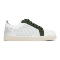 크리스찬 루부탱 Christian Louboutin Green & 오프화이트 Off-White Varsijunior Sneakers 231813M237017