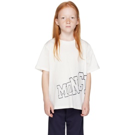 몽클레어 Moncler Enfant Kids White Printed T-Shirt 231815M703026