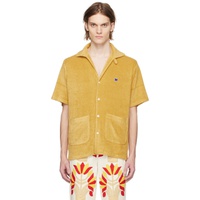 니들스 NEEDLES Yellow Open Spread Collar Shirt 231821M192031