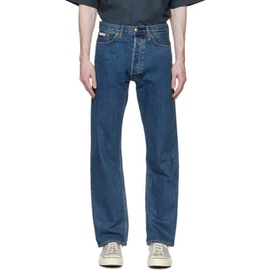 Calvin Klein Indigo Straight-Fit Jeans 231824M186002