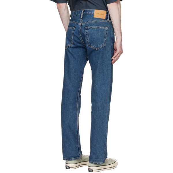 캘빈클라인 Calvin Klein Indigo Straight-Fit Jeans 231824M186002