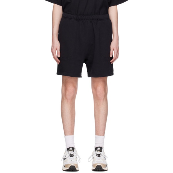 캘빈클라인 Calvin Klein Black Relaxed Shorts 231824M193000