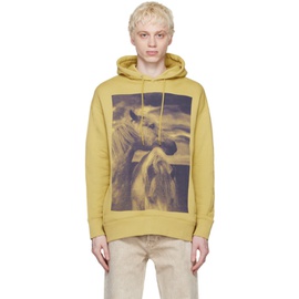 Calvin Klein Yellow Embrace Graphic Hoodie 231824M202003