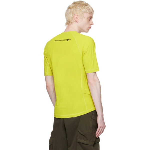 몽클레어 몽클레어 Moncler Grenoble Green Manica Corta T-Shirt 231826M213000