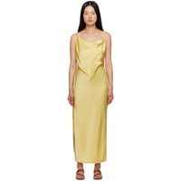 나누쉬카 Nanushka Yellow Lennie Maxi Dress 231845F054004