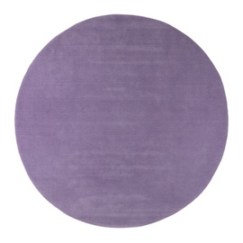 POLSPOTTEN Purple Round Outline Rug 231849M626006