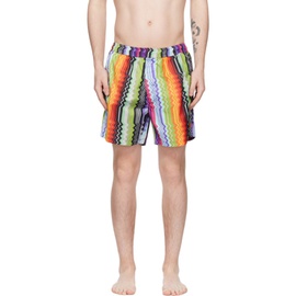 미소니 Missoni Multicolor Printed Swim Shorts 231884M208001