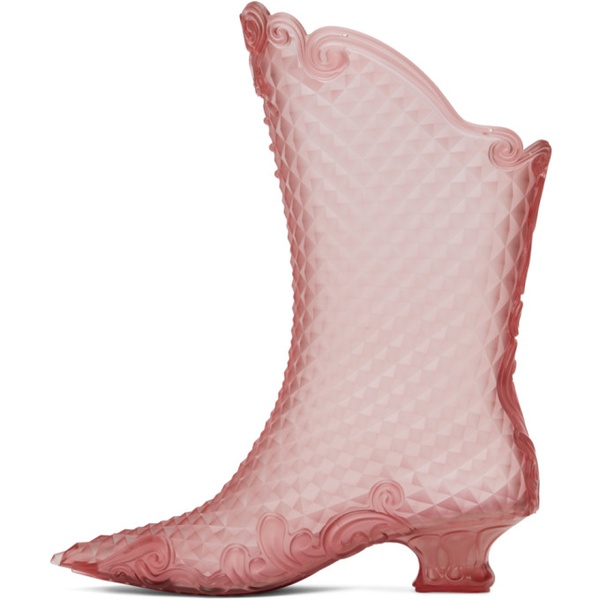  와이프로젝트 Y/Project Pink Melissa 에디트 Edition Court Boots 231893F114002