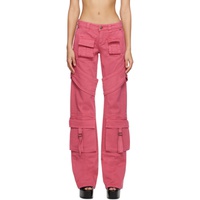 블루마린 Blumarine SSENSE Exclusive Pink Denim Cargo Pants 231901F087029