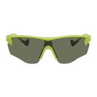 디스트릭트 비전 District Vision Green & Black Junya Racer Sunglasses 231920M134003