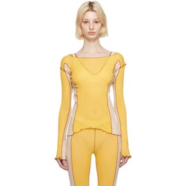 베이스레인지 Baserange Yellow Sun Long Sleeve T-Shirt 231922F110066