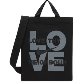Black Comme des Garcons Black Nike 에디트 Edition Love Thy Neighbour Tote 231935F049001