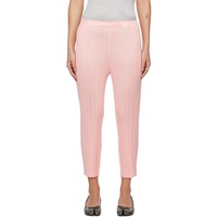 플리츠 플리즈 이세이 미야케 PLEATS PLEASE 이세이 미야케 ISSEY MIYAKE Pink Monthly Colors February Trousers 231941F087109