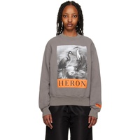 헤론 프레스톤 Heron Preston Gray Heron Sweatshirt 231967F098004
