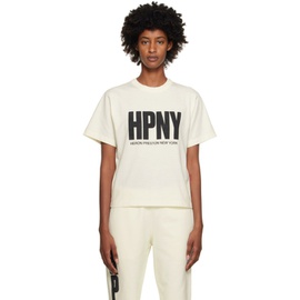 헤론 프레스톤 Heron Preston White HPNY T-Shirt 231967F110036