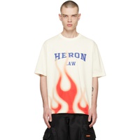 헤론 프레스톤 Heron Preston 오프화이트 Off-White Heron Law Flames T-Shirt 231967M213016