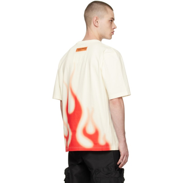  헤론 프레스톤 Heron Preston 오프화이트 Off-White Heron Law Flames T-Shirt 231967M213016