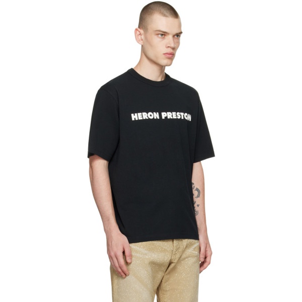  헤론 프레스톤 Heron Preston Black This Is Not T-Shirt 231967M213023