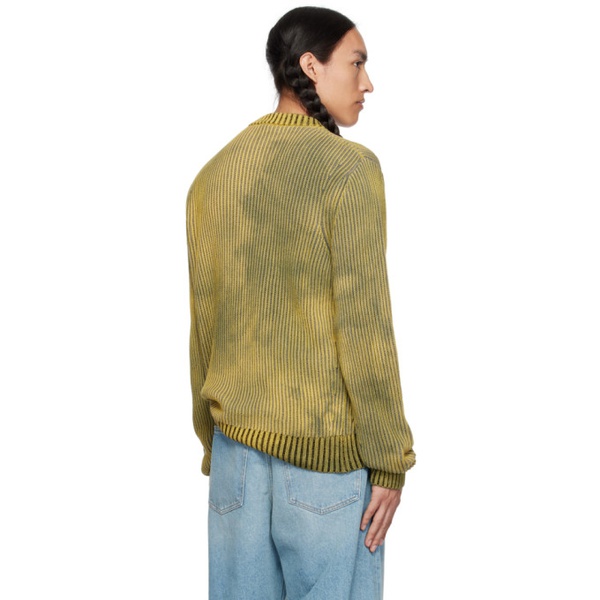 디젤 디젤 Diesel Yellow K-Alimnia Sweater 232001M201001