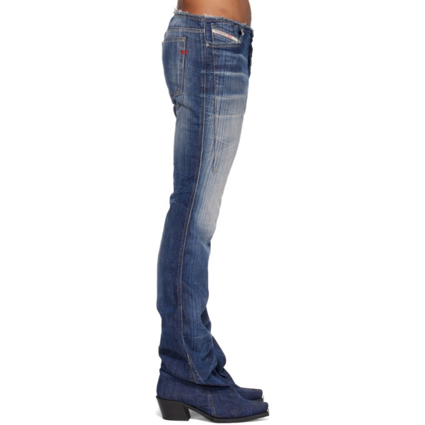 디젤 디젤 Diesel Blue Bootcut Jeans & Chelsea Boots 232001M222003
