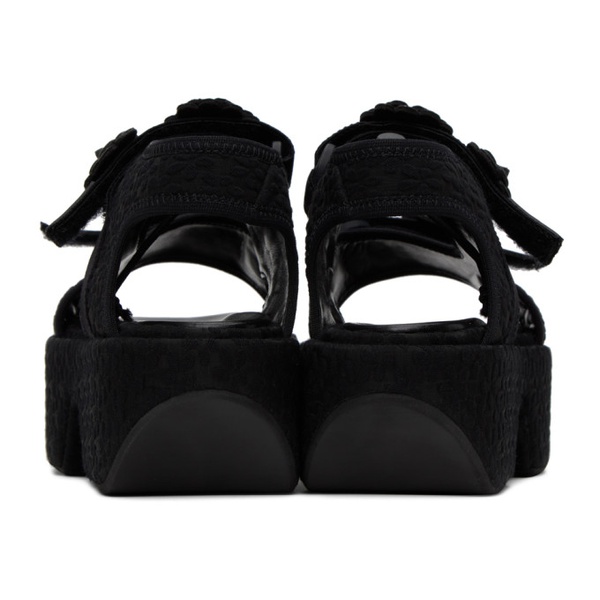  세실리에 반센 Cecilie Bahnsen Black May Sandals 232002F124000