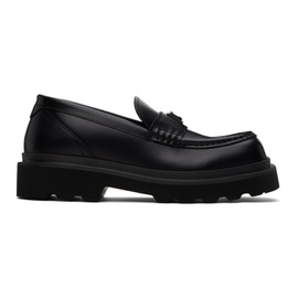 Dolce&Gabbana Black Hardware Loafers 232003F121000