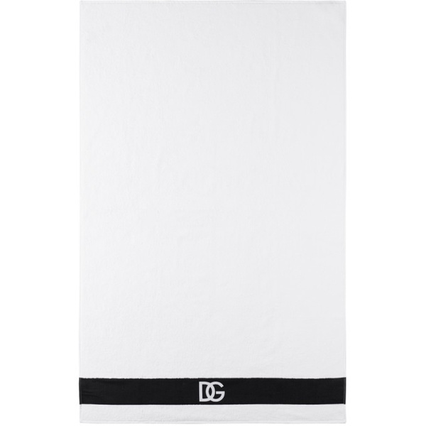  Dolce&Gabbana White & Black DG Terry Towel Set, 5 pcs 232003M796002