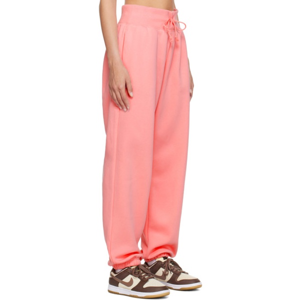 나이키 Nike Pink Oversized Lounge Pants 232011F086009