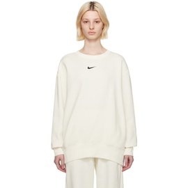 Nike White Phoenix Sweatshirt 232011F098003