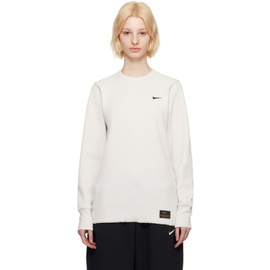 Nike White Heavyweight Long Sleeve T-Shirt 232011F110010