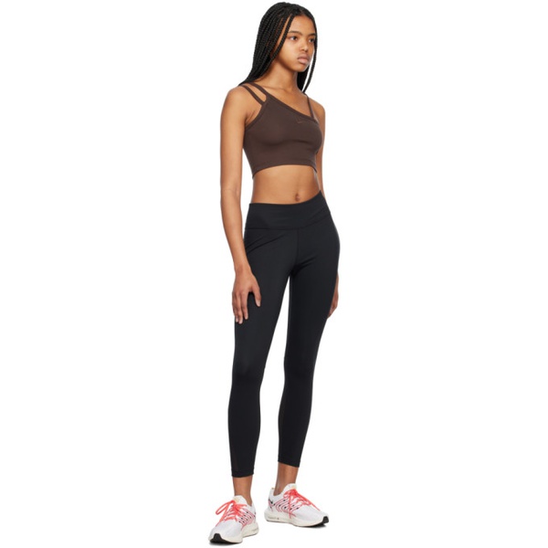 나이키 Nike Brown Asymmetric Camisole 232011F111000