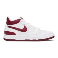 Nike White & Red Attack QS SP Sneakers 232011F127017