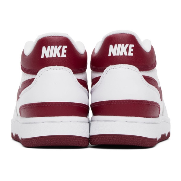 나이키 Nike White & Red Attack QS SP Sneakers 232011F127017