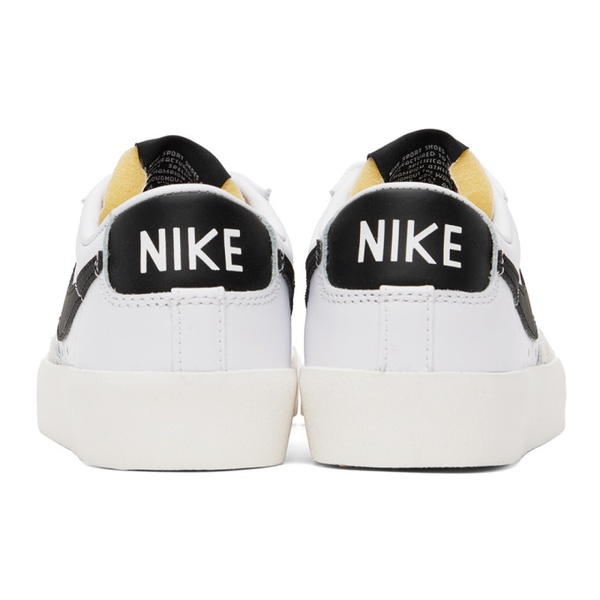 나이키 Nike White Blazer Low 77 Sneakers 232011F128005