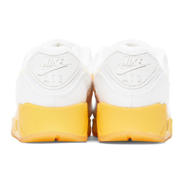 나이키 Nike White & Yellow Air Max 90 SE Sneakers 232011F128026