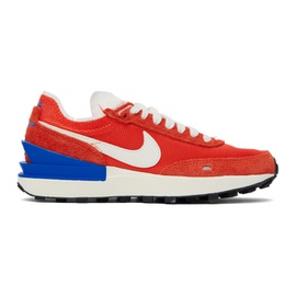 Nike Red Waffle One Vintage Sneakers 232011F128041