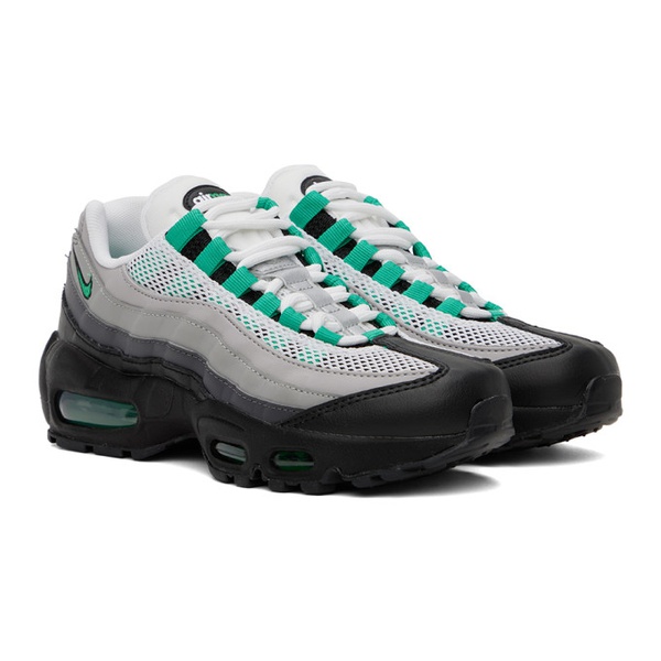 나이키 Nike Gray & Green Air Max 95 Sneakers 232011F128059