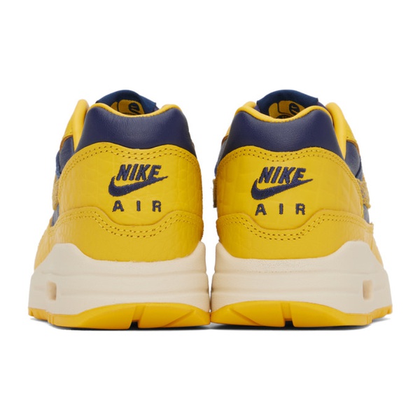 나이키 Nike Yellow & Navy Air Max 1 Premium Sneakers 232011F128062