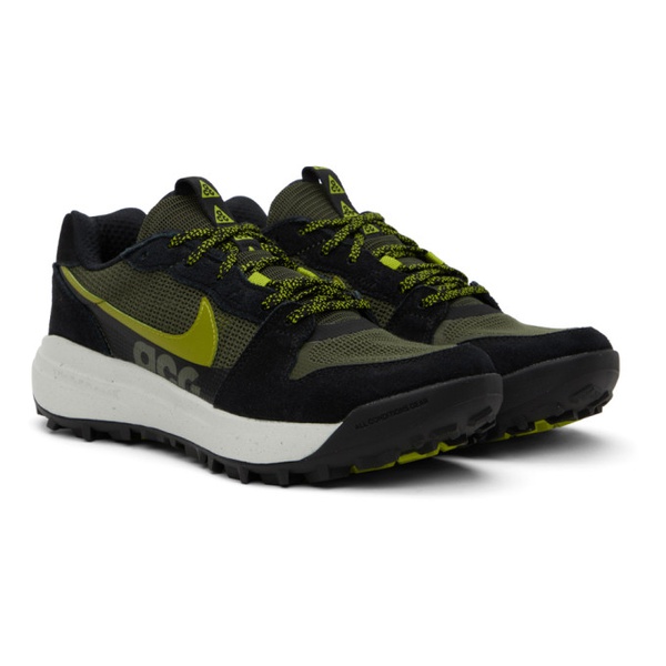 나이키 Nike Black & Green ACG Lowcate Sneakers 232011F128074