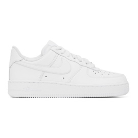 Nike White Air Force 1 07 Sneakers 232011F128111