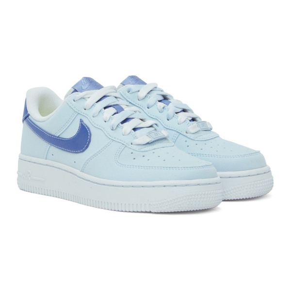 나이키 Nike Blue Air Force 1 07 Sneakers 232011F128128