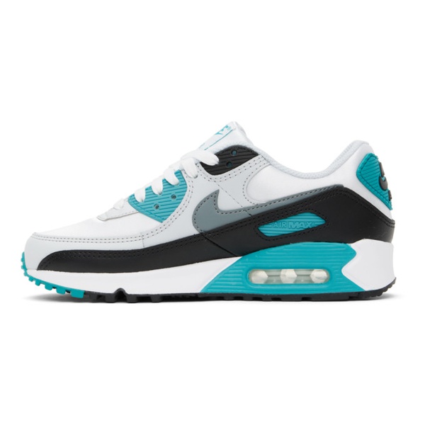 나이키 Nike Gray & Blue Air Max 90 Sneakers 232011F128132