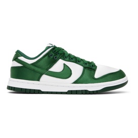 Nike Green & White Dunk ESS Low Sneakers 232011F128138