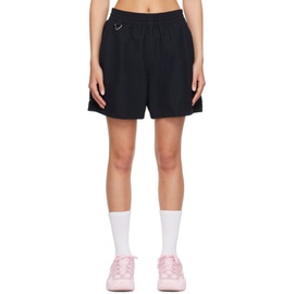 Nike Black Embroidered Shorts 232011F541000