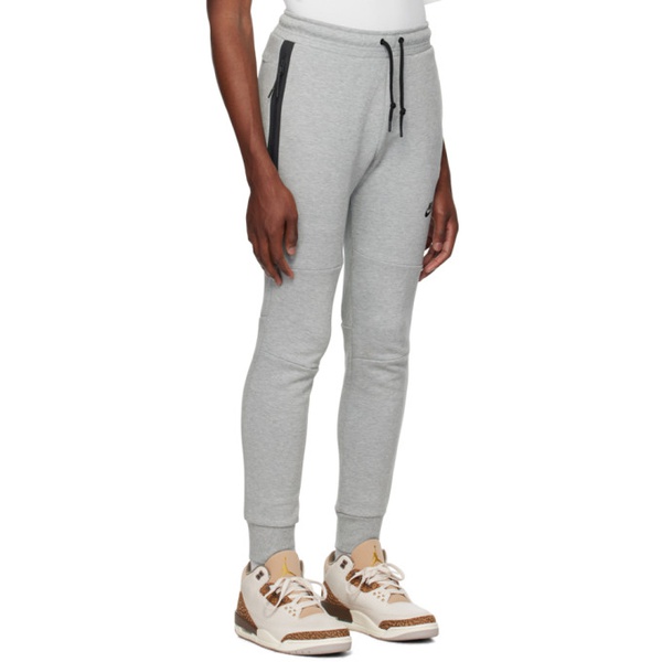 나이키 Nike Gray Drawstring Sweatpants 232011M190031