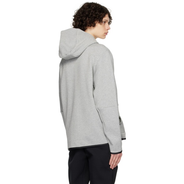나이키 Nike Gray Sportswear Tech Hoodie 232011M202014